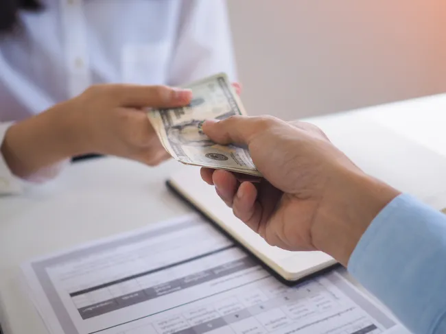 getting a loan at the bank